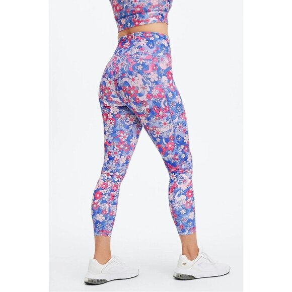Women's - Fabletics PureLuxe Floral Ultra High-Waisted 7/8 Leggings - Picture 2 of 7